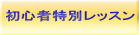初心者特別レッスン